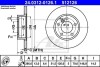 Тормозной диск передний невентилируемый ATE 24.0312-0126.1 (фото 1)