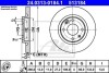 Тормозной диск передний невентилируемый ATE 24.0313-0184.1 (фото 1)