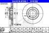 Тормозной диск передний вентилируемый ATE 24.0318-0106.1 (фото 1)