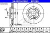 Тормозной диск передний вентилируемый ATE 24.0322-0150.1 (фото 1)