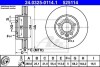 Тормозной диск передний вентилируемый ATE 24.0325-0114.1 (фото 1)