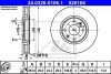 Тормозной диск передний вентилируемый ATE 24.0326-0106.1 (фото 1)