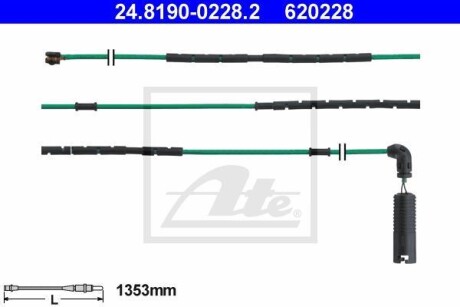 Датчик износа тормозных колодок ATE 24.8190-0228.2