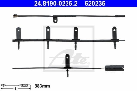 Датчик износа тормозных колодок ATE 24.8190-0235.2