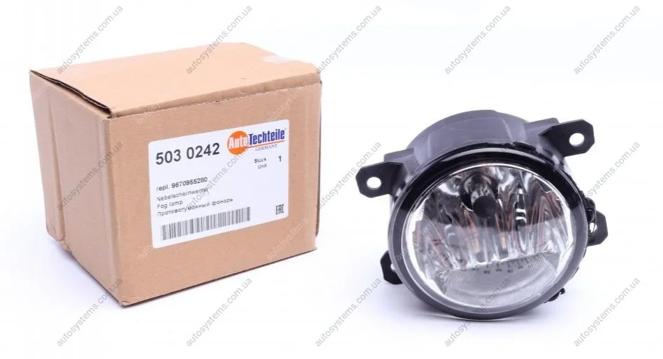 Фара протитуманна (передня) Citroen Jumper/ Fiat Ducato 06-/ Doblo 10-/ Peugeot Boxer 06- AUTOTECHTEILE 503 0242 (фото 1)