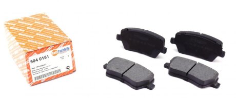 Колодки гальмівні AUTOTECHTEILE 5040151