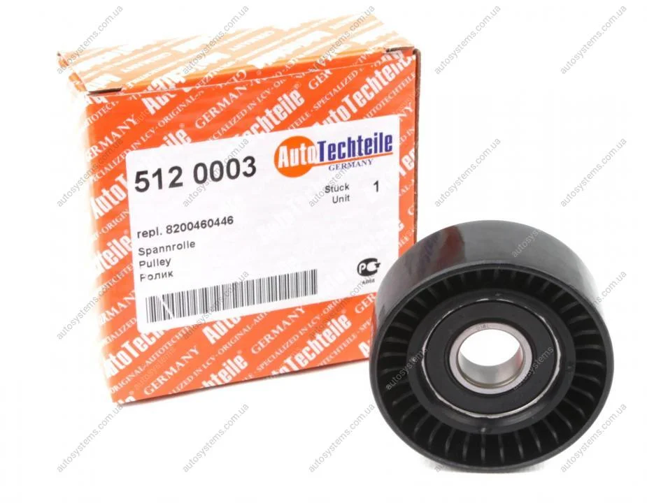 Ролик генератора Renault Kangoo 1.5dCi 05- (+AC) (AUTOTECHTEILE 5120003 (фото 1)
