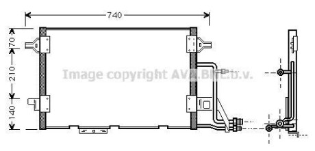 Радіатор кодиціонера AVA COOLING AI5137