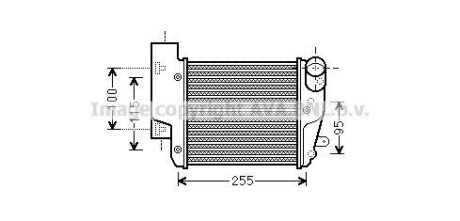 Интеркулер AVA COOLING AIA4304