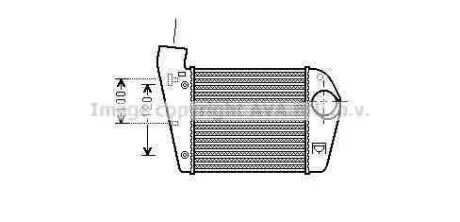 Интеркулер AVA COOLING AIA4308