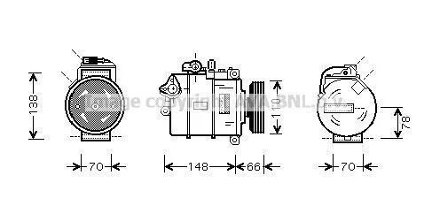 Компресор кондицiонера CLEVER FIT AVA COOLING AIAK226 (фото 1)