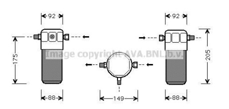 Осушитель кондиционера AVA COOLING AID032