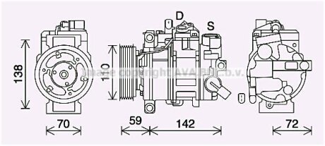 Компрессор AVA COOLING AIK411
