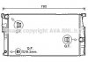 Радіатор, Система охолодження двигуна AVA COOLING BW2453 (фото 1)