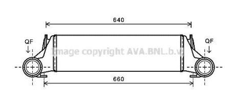 Інтеркулер AVA COOLING BW4421