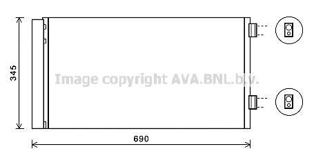 Радиатор кодиционера AVA COOLING BW5414D