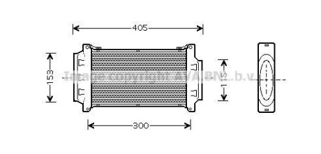 Интеркулер AVA COOLING BWA4262