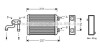 Радиатор отопителя салона AVA COOLING BWA6257 (фото 1)