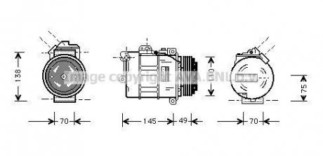 Компрессор AVA COOLING BWAK237