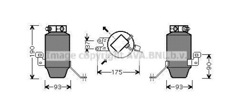 Осушитель кондиционера AVA COOLING BWD299