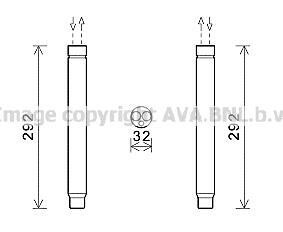 Осушитель кондиционера AVA COOLING BWD445