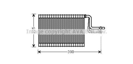 Испаритель кондиционера AVA COOLING BWV365