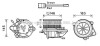 Двигатель вентиляции салона AVA COOLING CN8294 (фото 1)
