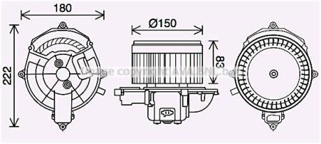 Электродвигатель AVA COOLING CN8310