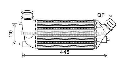 Интеркулер AVA COOLING CNA4270