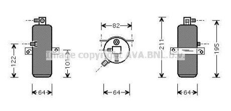 Осушитель кондиционера AVA COOLING CND202