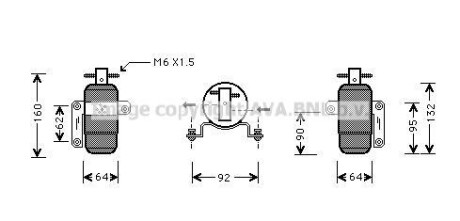 Осушитель кондиционера AVA COOLING CRD060