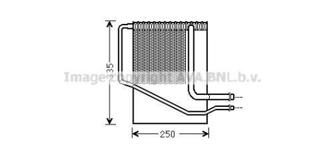 Испаритель кондиционера AVA COOLING CRV126