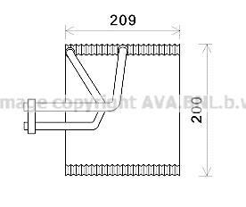 Испаритель кондиционера AVA COOLING CTV045