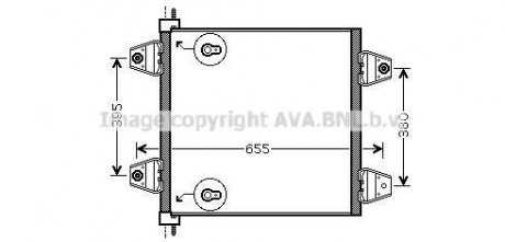 1629115 Радіатор кондиціонера DAF AVA COOLING DF5034