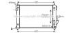 Радиатор охлаждения двигателя AVA COOLING DW2087 (фото 1)