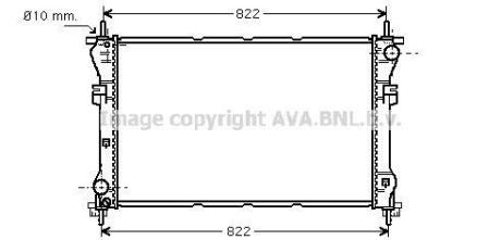 Радиатор охлаждения двигателя AVA COOLING FD2318