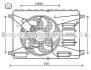Вентилятор радиатора охлаждения AVA COOLING FD7556 (фото 1)