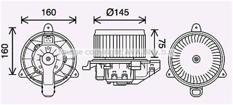 Электродвигатель AVA COOLING FD8626