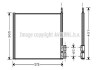 Радиатор кондиционера (Конденсатор) AVA COOLING FDA5328 (фото 1)