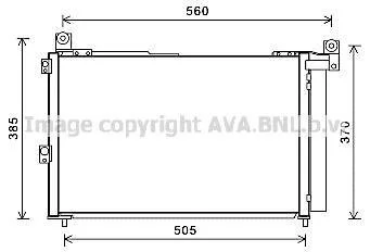 Радиатор кодиционера AVA COOLING FDA5486D