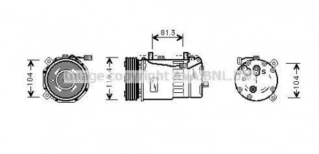 Компрессор AVA COOLING FDAK321 (фото 1)