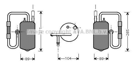Осушитель кондиционера AVA COOLING FDD349