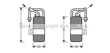 Осушитель кондиционера AVA COOLING FDD386