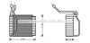 Испаритель кондиционера AVA COOLING FDV110 (фото 1)