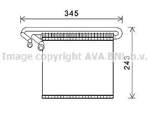 Испаритель кондиционера AVA COOLING FDV491 (фото 1)