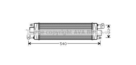 Интеркулер AVA COOLING FTA4337