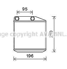 Радиатор отопителя салона AVA COOLING FTA6313