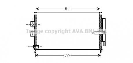 Радіатор кодиціонера AVA COOLING HD5223D