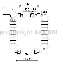 Интеркулер AVA COOLING HY4359