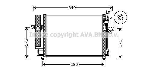 Радіатор кодиціонера CLEVER FIT AVA COOLING HY5090D (фото 1)